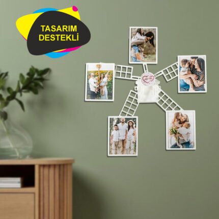 Mekanizmalı Dikdörtgen Değirmen Duvar Çerçevesi