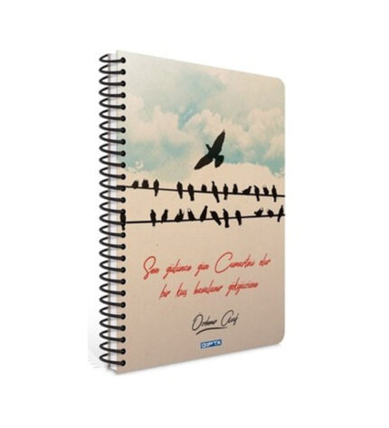Kuş Temalı 120 Yaprak Defter