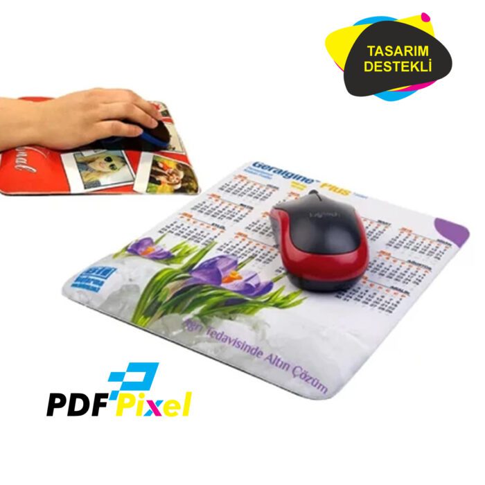 Firmalara Özel Baskılı Mouse Pad Bilek Destekli 10 Adet