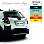 Kedi Sticker Araç Motor Etiketi