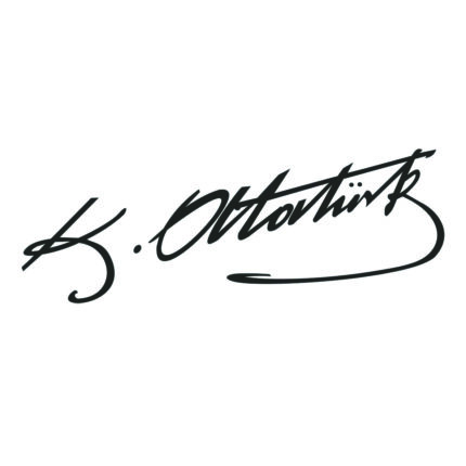 Kemal Atatürk İmzası Araba Oto Sticker 20 cm Beyaz Oto Motor Pc Etiket