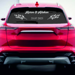 Kolay Uygulanabilir Gelin Arabası Sticker
