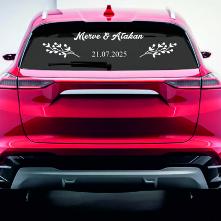 Kolay Uygulanabilir Gelin Arabası Sticker