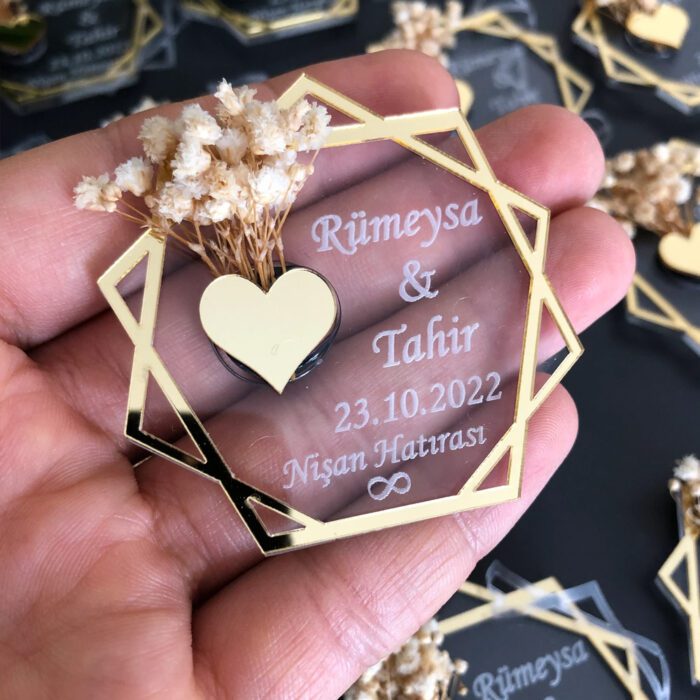 Kına Nişan Düğün Hediyelik Magnet 20 Adet