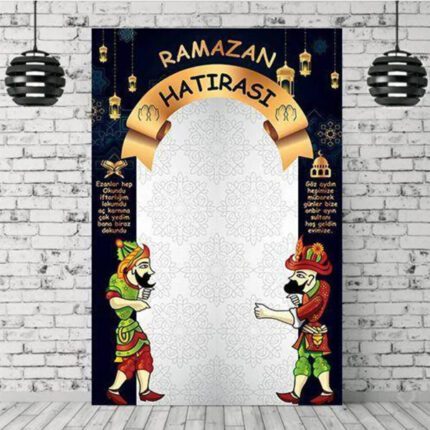 Ramazan Hatırası 100cmx150cm Fotoğraf Çekim Branda Afiş Arka Fonu