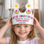 Artık Okuyorum Okuma Bayramı Tacı Kişiye Özel