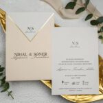 Zarflı Düğün Davetiyesi 100 Adet