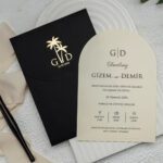 Zarflı Düğün Davetiyesi 100 Adet