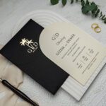 Zarflı Düğün Davetiyesi 100 Adet