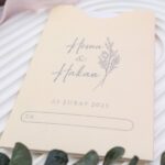 Parmak izli düğün davetiyesi