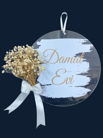 Gelin Evi Damat Evi Pleksi Kapı Süsü