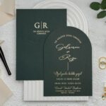 Erdem Davetiye 9372 - Modern ve Şık Düğün Davetiyesi