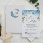 Erdem Davetiye 9327 - Modern ve Şık Düğün Davetiyesi