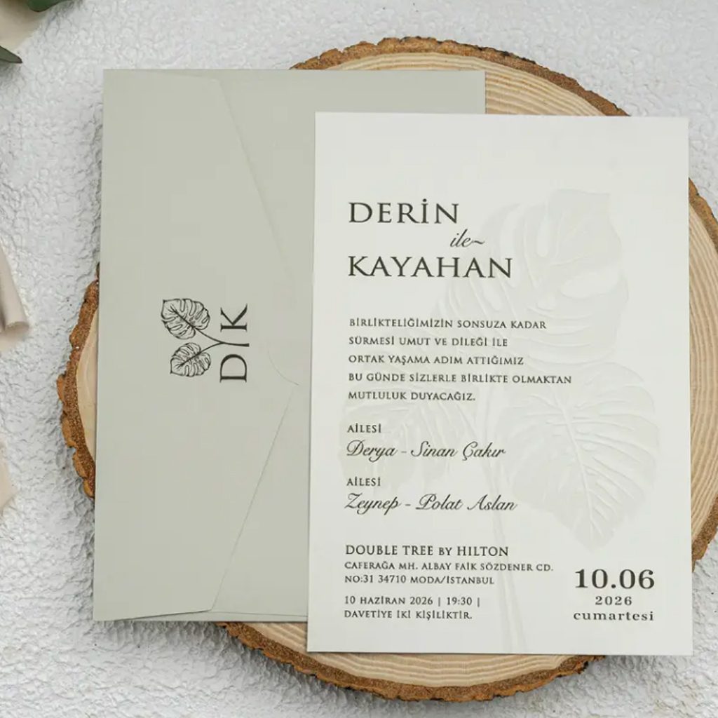 Erdem Davetiye 9269 - Özel Tasarım Premium Düğün Davetiyesi Erdem Davetiye 9269 - Özel Tasarım Premium Düğün Davetiyesi
