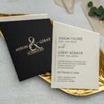 Erdem Davetiye 9275 - Özel Tasarım Premium Düğün Davetiyesi