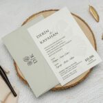 Erdem Davetiye 9269 - Özel Tasarım Premium Düğün Davetiyesi