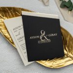 Erdem Davetiye 9275 - Özel Tasarım Premium Düğün Davetiyesi