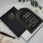 Erdem Davetiye 9373 - Modern ve Şık Düğün Davetiyesi