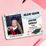 Fotoğraflı Kep Figürlü Mezuniyet Magneti